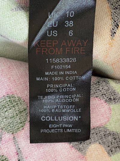 Multi floral print Collusion Dress, 10