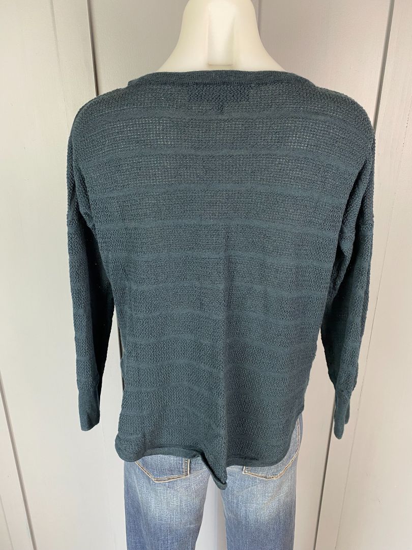 Dark Teal Max Merino Top, S