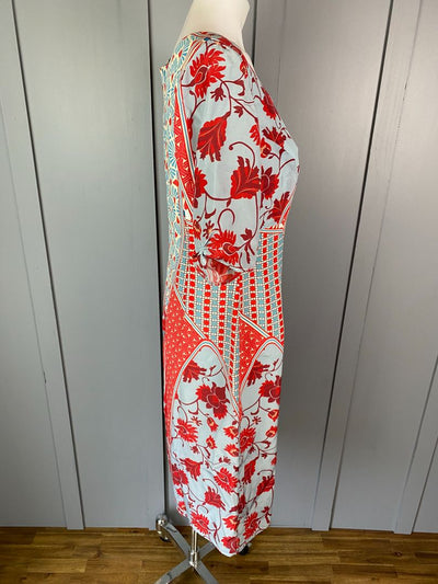 BNWT Blue & Red print Smith & Boston Dress, 10
