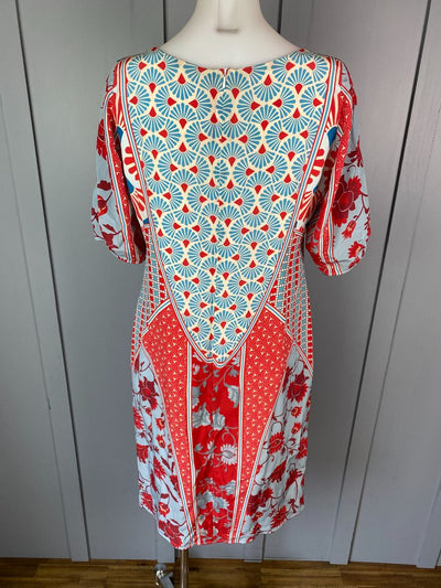 BNWT Blue & Red print Smith & Boston Dress, 10