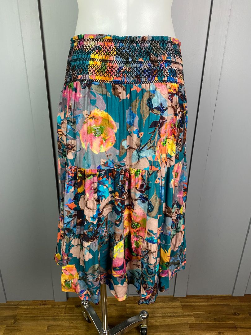 Blue floral Fate + Becker Skirts, 10