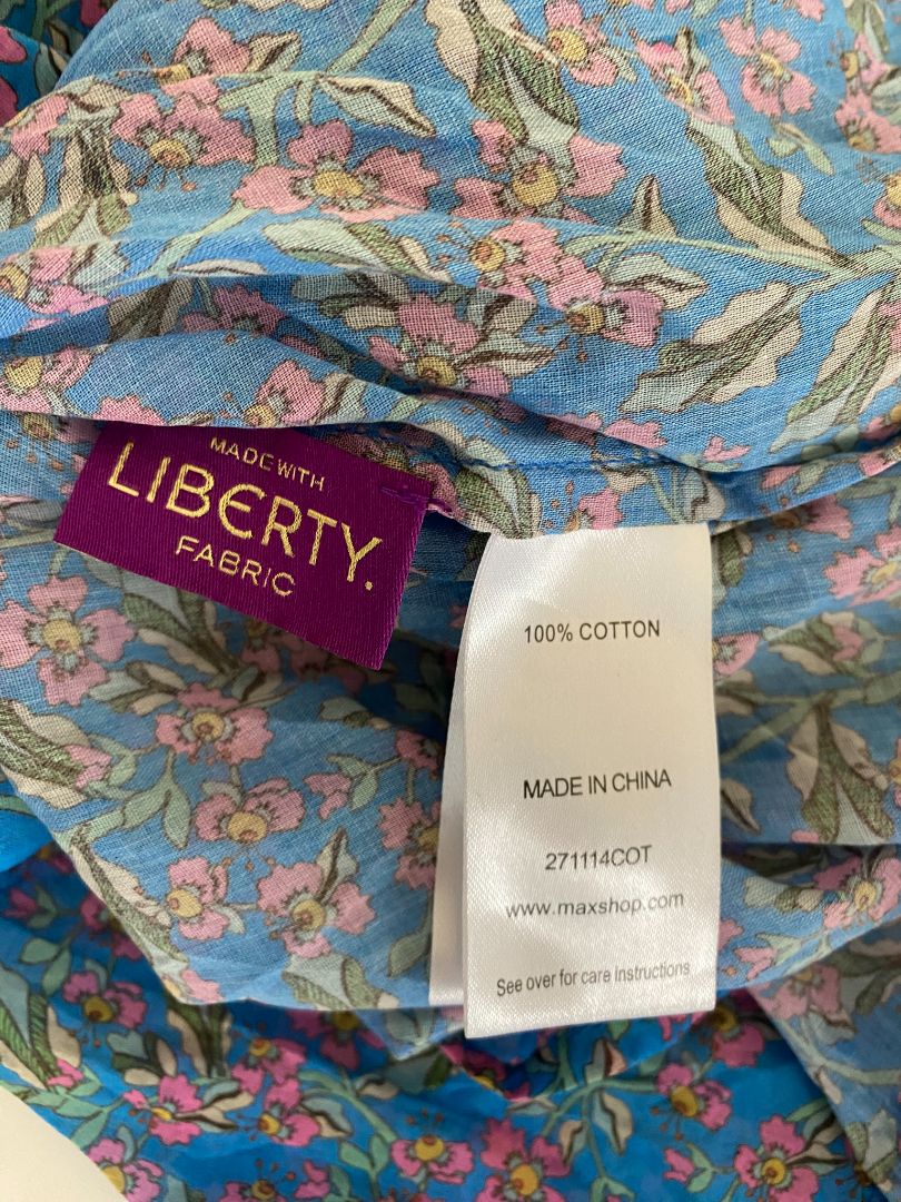 Blue & Multi floral Max Top, 14