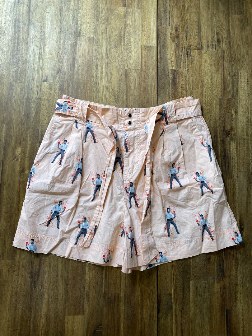 Elvis Print Scotch & Soda Shorts, L