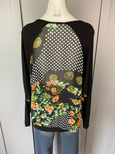 Black & Floral Ketz Ke Top, 16