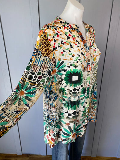 BNWT Green multi print Givoni Tops, 10