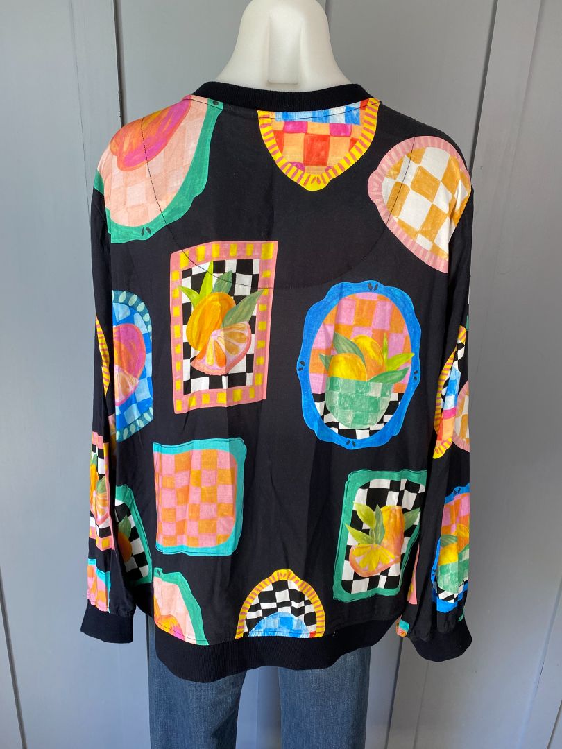 Black & print Virtuelle Bomber, 24