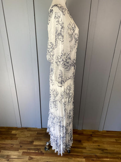 White & Blue Fate + Becker Dress, 10