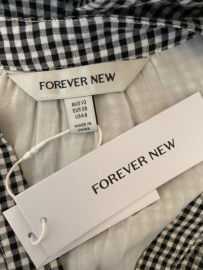 BNWT Gingham Forever New Dress/Tunic, 10