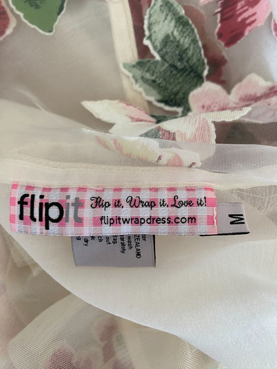 Cream & Floral Annah Stretton Dress, M