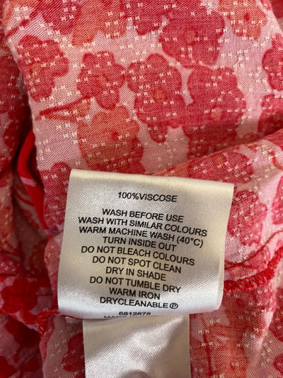 Red & Pink print Whistle Top, 16