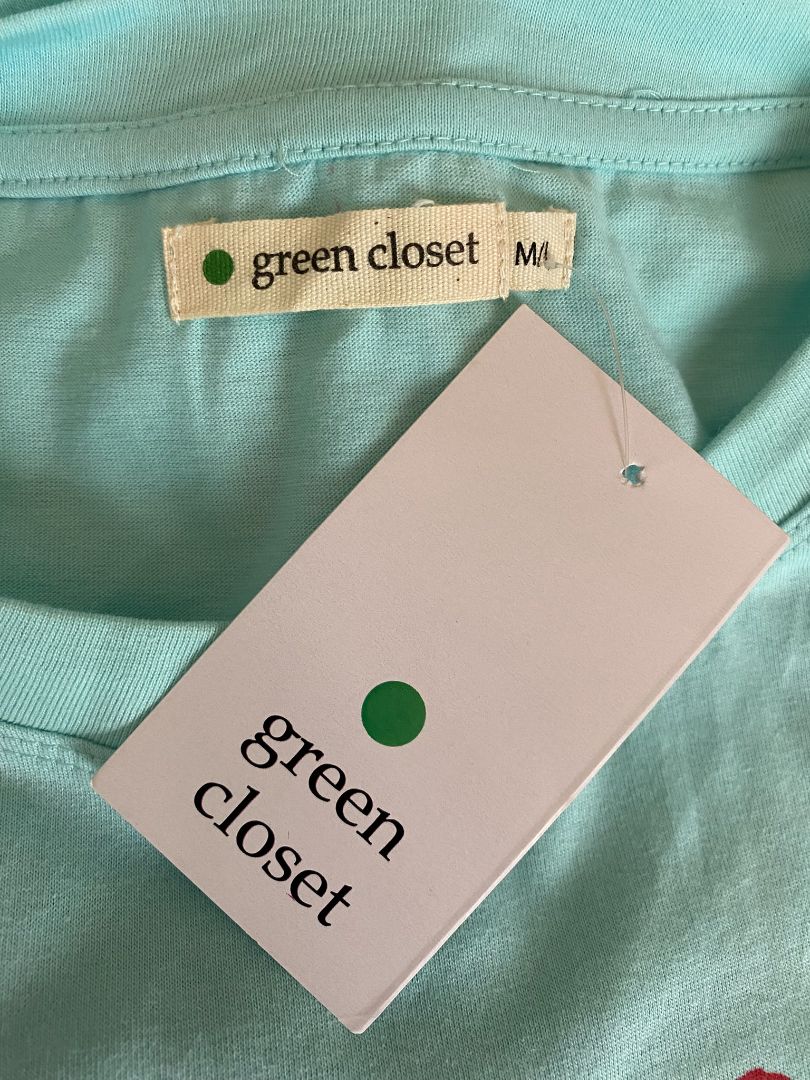 BNWT Aqua Green Closet Tee, M/L