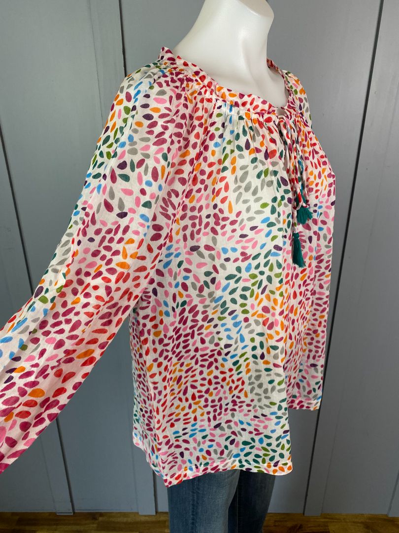 Multi print Stella + Gemma Top, S