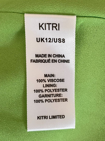 BNWT Green Vine print KITRI Dress, 12