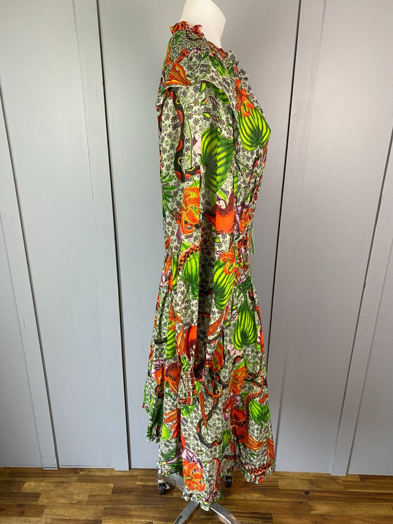 Multi print Coop Dress, M