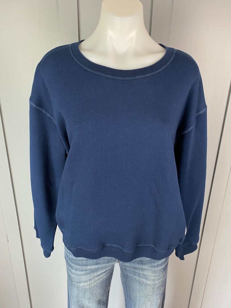 BNWT Navy Huffer Sweatshirt, 8