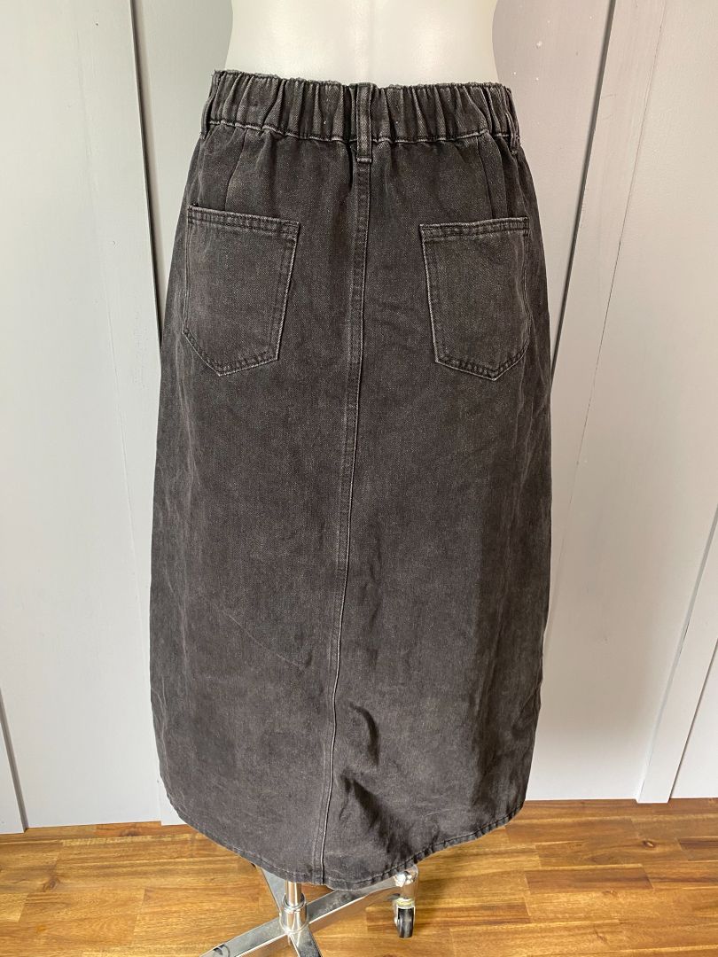 Black Haven Denim Skirt, XS/S