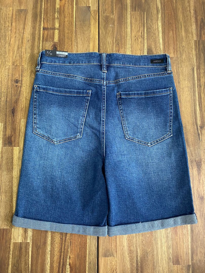 BNWT Blue Liverpool Denim Shorts, 28 & 29