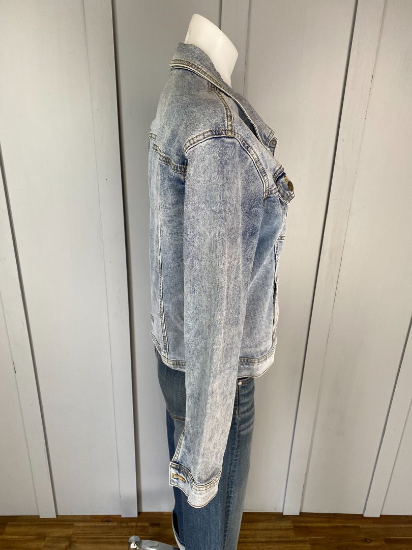 Blue Junkfood Denim Jacket, L