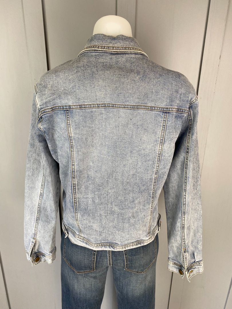 Blue Junkfood Denim Jacket, L