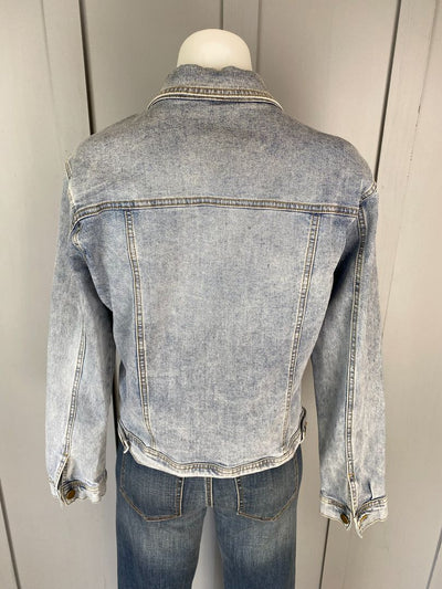 Blue Junkfood Denim Jacket, L