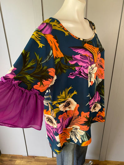 Multi print Charlo Top, L