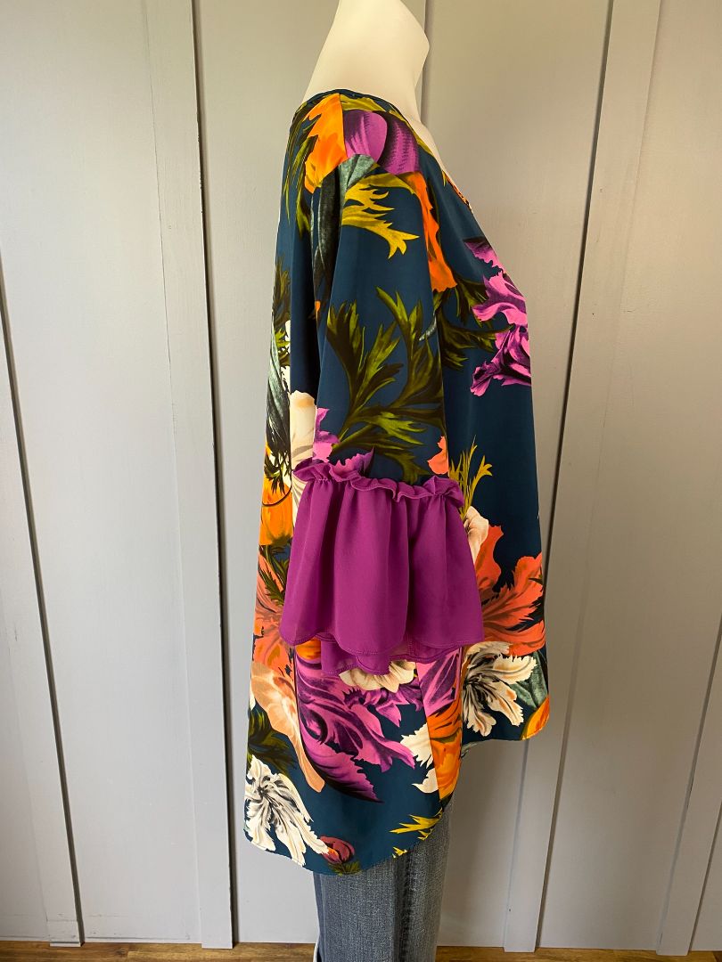 Multi print Charlo Top, L