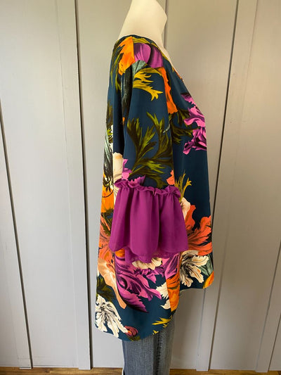 Multi print Charlo Top, L