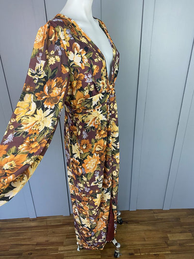 BNWT Autumn floral Showpo Dress, 14