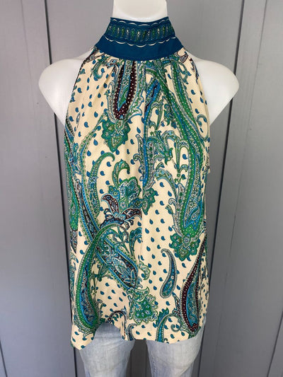 BNWT Green print Repertoire Tops, 14