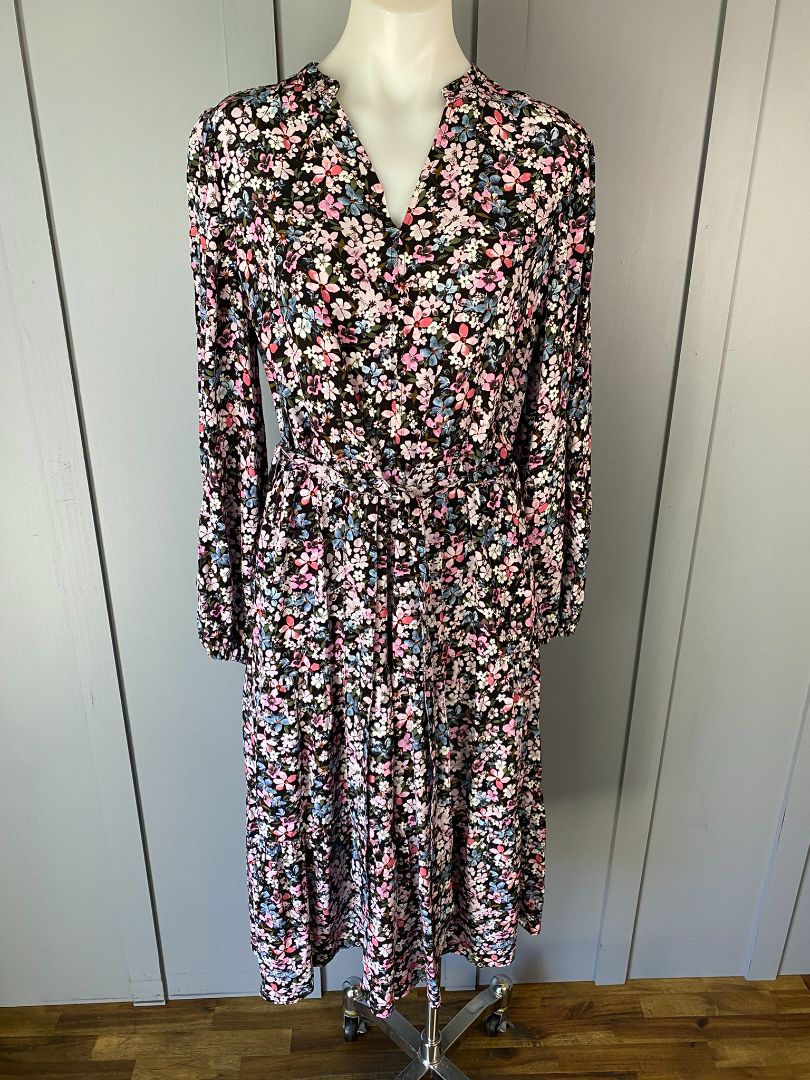 Floral Jeans West Dress, 10
