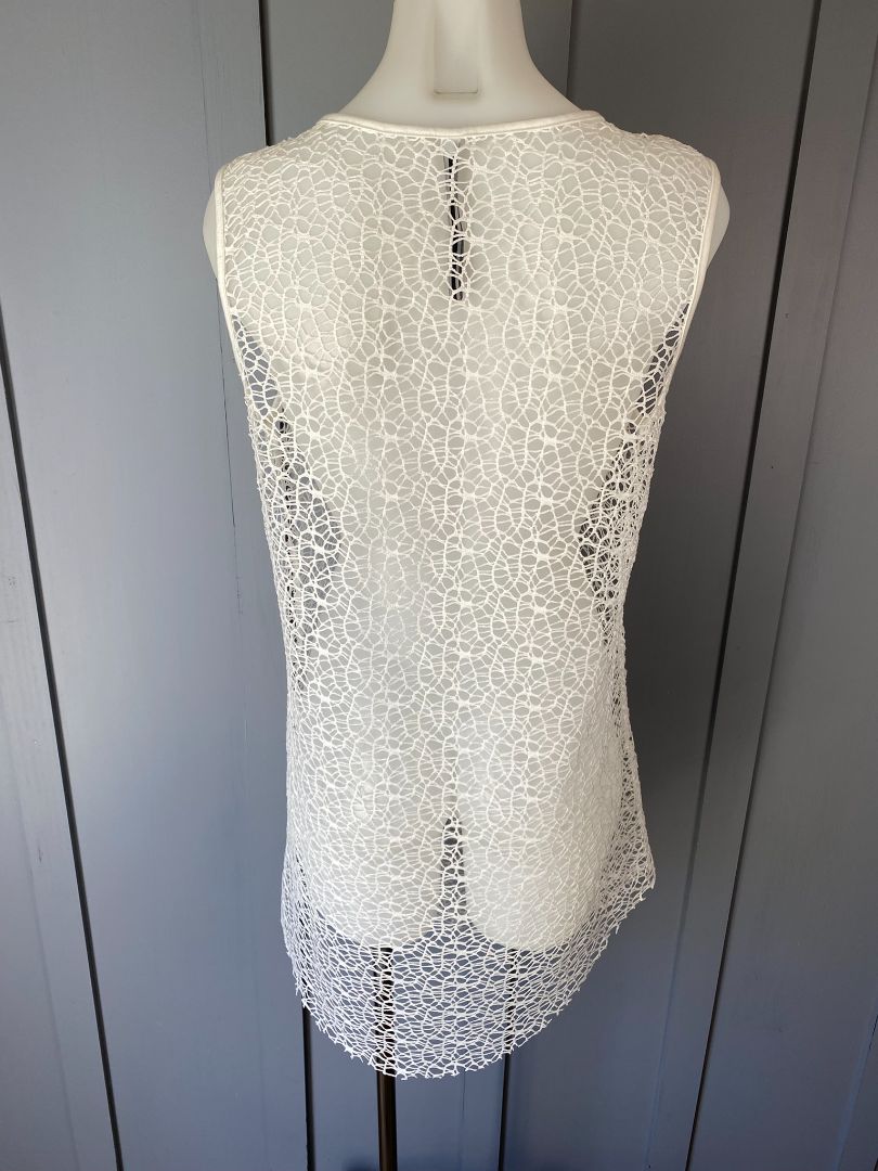 White by taylor Top/Tunic, L