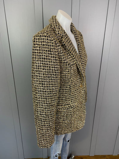 BNWT Black & Gold Augustine Blazer, XS