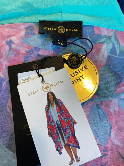 BNWT Exclusive print Stella Royal Kimono, O/S