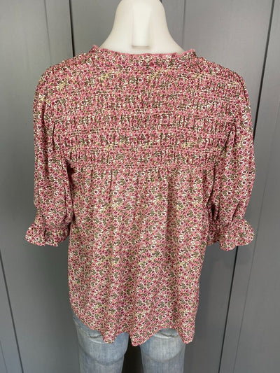 BNWT Pink floral Seeking Lola Tops, 8