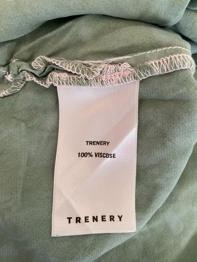 Green Mottle Trenery Top, L