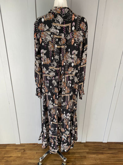 Black & Multi print Verge Dress, L