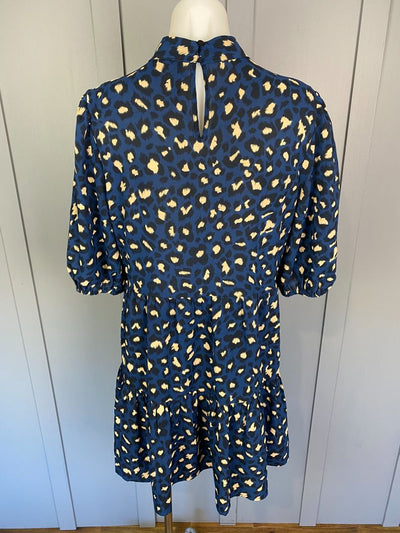 Blue animal print Seeking Lola Dress/Tunic, 12