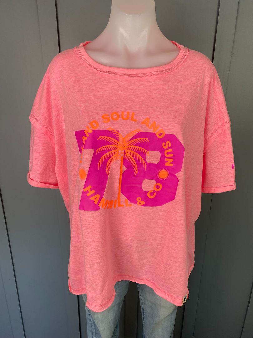 Pink Hamill + Co Tee, L