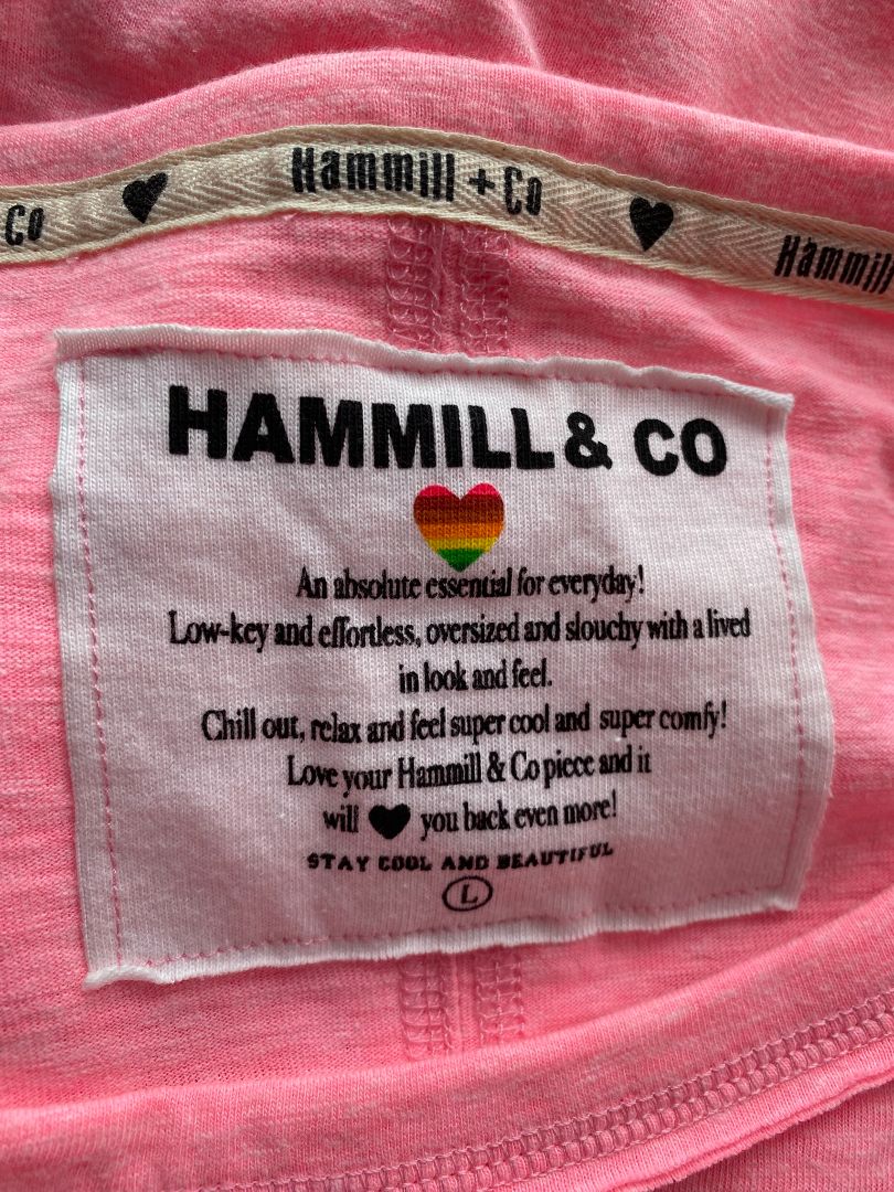 Pink Hamill + Co Tee, L