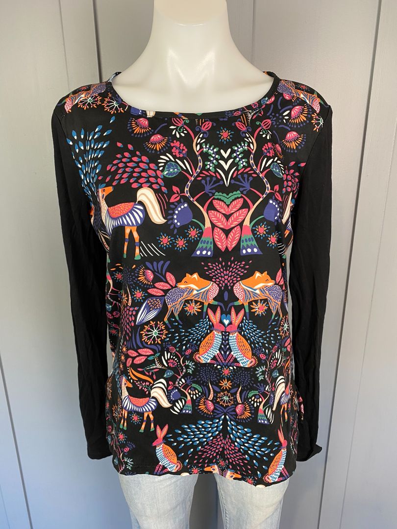 Black & print I am Andrea Moore Tops, 8