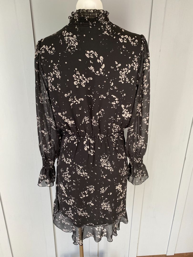 Black/Grey print Decjuba Dress, 8