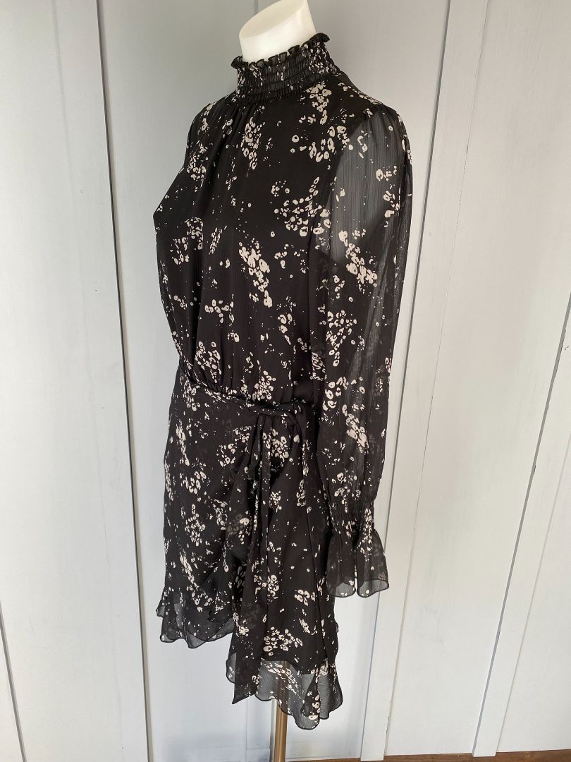 Black/Grey print Decjuba Dress, 8