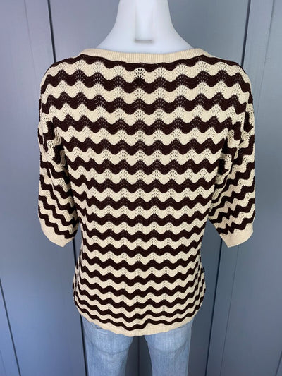 Brown & White Thing Thing Tops, 8