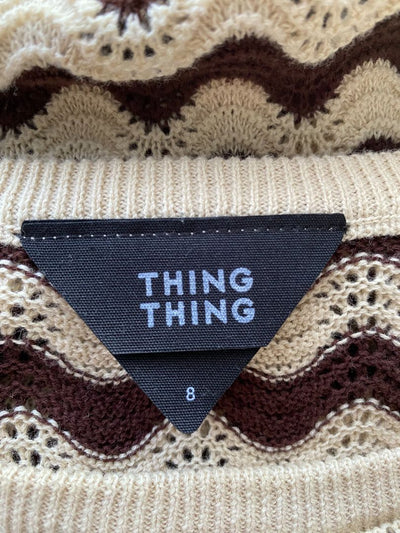 Brown & White Thing Thing Tops, 8