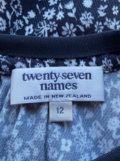 Black & white floral twenty seven names Tops, 12