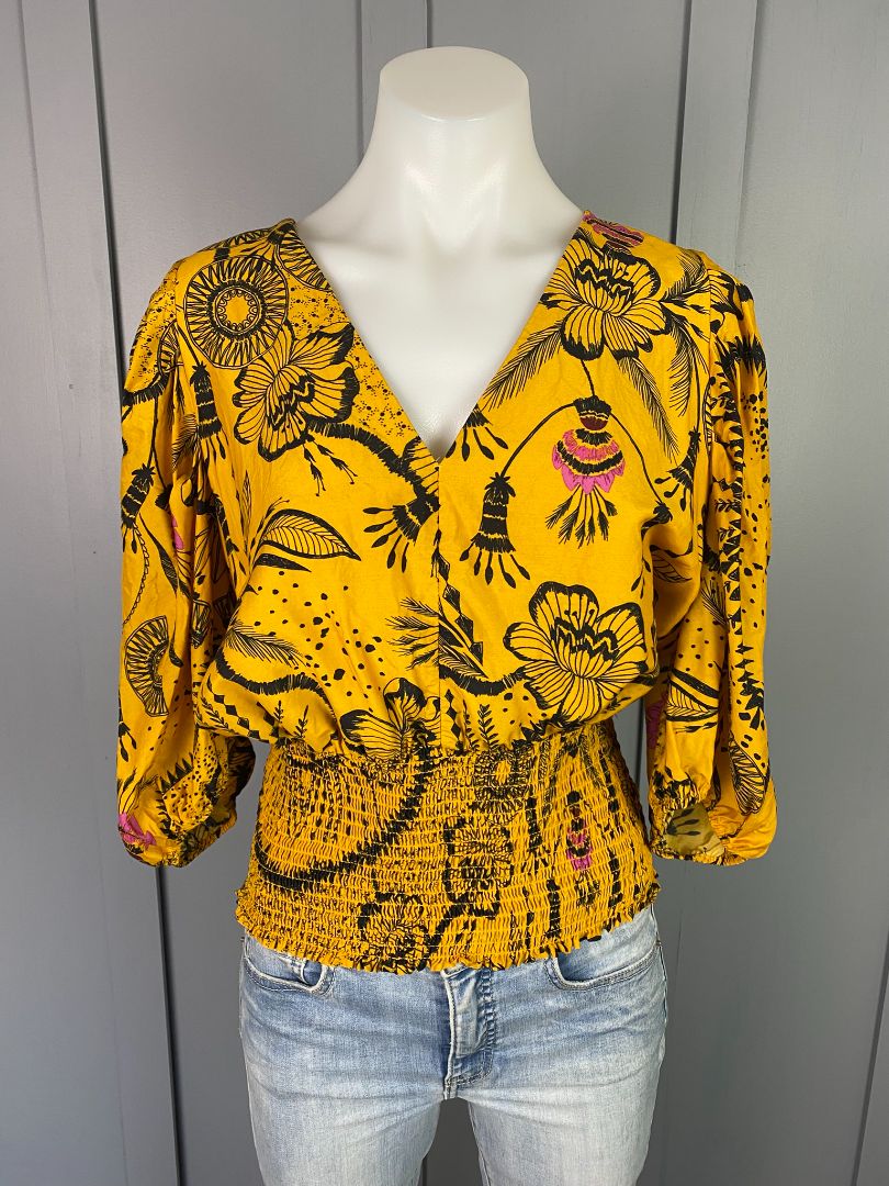 Yellow print Storm Tops, 16