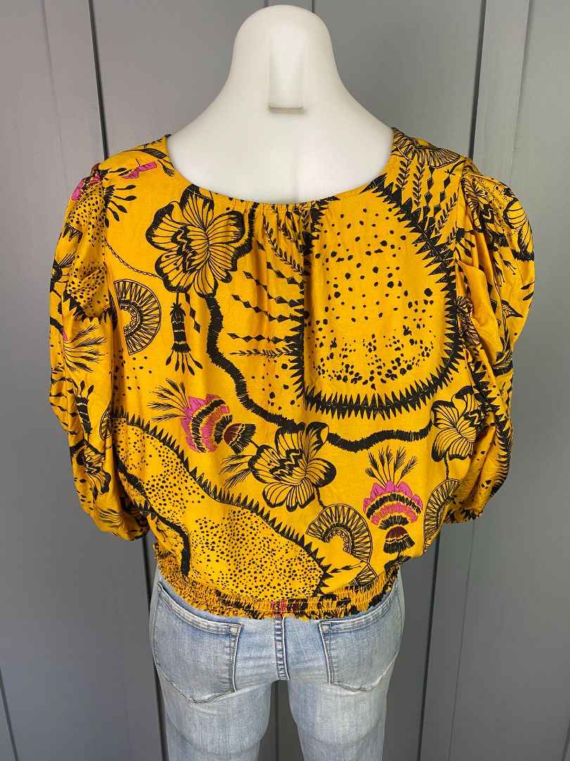 Yellow print Storm Tops, 16