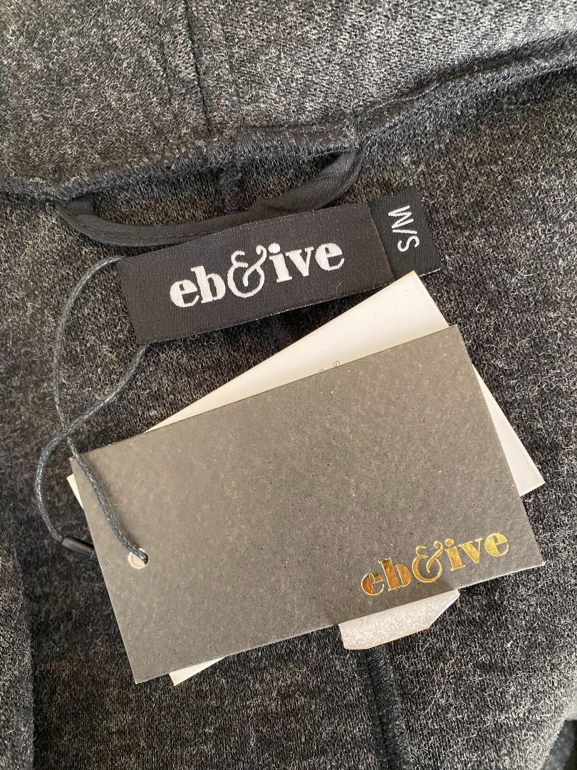 BNWT Charcoal Eb&Ive Cardies/Ponchos, S/M