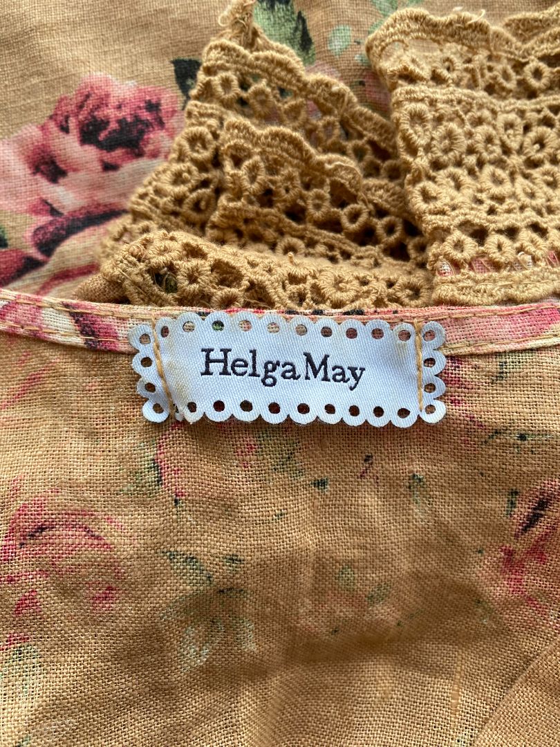 Floral Helga May Tops, O/S