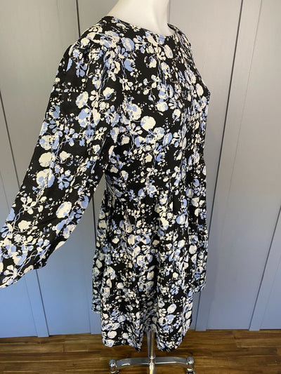 BNWT Black floral Seeking Lola Dress/Tunic, 10